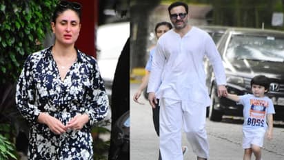 মাস্ক নেই সইফ-করিনা-তৈমুরের মুখে , সৈকত ভ্রমণে তোপের শিকার নবাব পরিবার