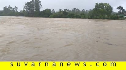 ಕೊಡಗಿನಲ್ಲಿ ಕಾವೇರಿ ನದಿಯಲ್ಲಿ ಹೆಚ್ಚಾದ ಹರಿವು