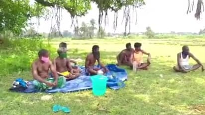 জঙ্গল লাগোয়া তাঁবুতে কোয়ারেন্টাইন, বন্যজন্তুর ভয়ে রাত জাগছেন পরিযায়ী শ্রমিকরা