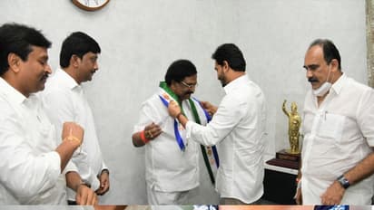 బాబుకు షాక్: వైసీపీలో చేరిన మాజీ మంత్రి సిద్దా రాఘవరావు