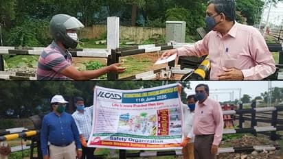 Railways officials go all-out to reach people on International Level Crossing Awareness Day