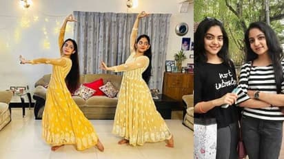 വീണ്ടും നൃത്ത ചുവടുകളുമായി അഹാനയും ഇഷാനിയും; മനോഹരമെന്ന് ആരാധകര്...