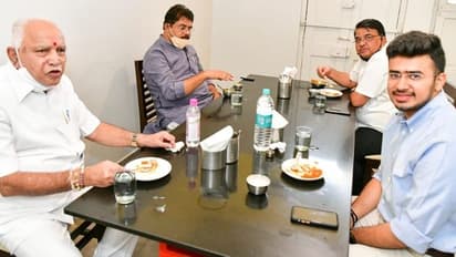 ಲಾಕ್‌ಡೌನ್ ಸಡಿಲ ಬಳಿಕ ಮೊದಲ ಬಾರಿಗೆ ಹೋಟೆಲ್ ರುಚಿ ಸವಿದ ಬಿಎಸ್‌ವೈ