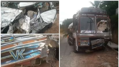 ആറ്റിങ്ങലിൽ പാൽ ലോറിയും കാറും കൂട്ടിയിച്ചു, മൂന്ന് മരണം