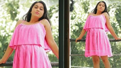 പിങ്ക് മിനി ഡ്രസ്സില്‍ സുന്ദരിയായി അഞ്ജലി അമീർ; വൈറലായി ഗ്ലാമർ ചിത്രങ്ങള്‍...