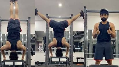 ഇങ്ങനെ തലകുത്തി നില്ക്കാന് പറ്റുമോ? വീഡിയോ പങ്കുവച്ച് ടോവിനോ