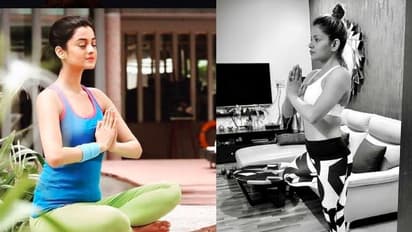 'জীবনে চলার পথের শক্তির যোগান', বিশ্ব যোগদিবসে টলিউড তারকাদের স্টানিং পোজ