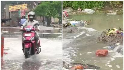 ദില്ലിയില് കനത്ത മഴയും കാറ്റും, റോഡുകളില് വെള്ളക്കെട്ട്