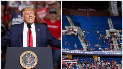 ട്രംപിന്റെ റാലിയിൽ ഗ്യാലറികൾ ഒഴിഞ്ഞു കിടന്നു, 'പണി'കൊടുത്തത് ടിക് ടോക്ക് പിള്ളേരോ?