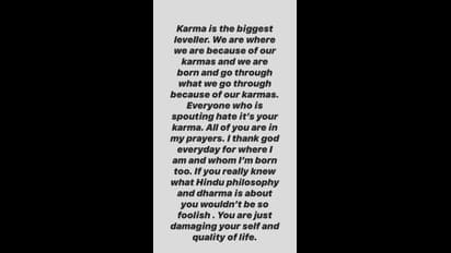 ಸೋನಂಗೆ 'ಕರ್ಮ-ಧರ್ಮದ ಪಾಠ ಹೇಳಿದ ನೆಟ್ಟಿಗರು, ಬೇಕಿತ್ತಾ ಇದೆಲ್ಲಾ!