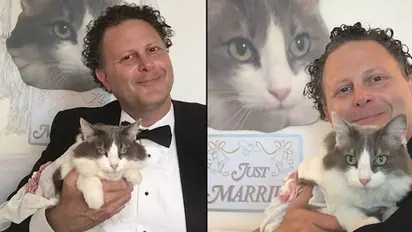 California man married his cat to help animals
