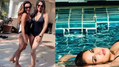 ഇത് ലോക്ക്ഡൗണ് കാലത്തെ വിനോദം; സ്വിം സ്യൂട്ടിലുള്ള ചിത്രങ്ങള് പങ്കുവച്ച് സണ്ണി ലിയോണ്