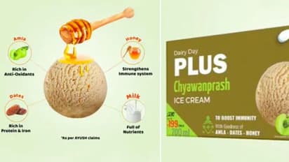 'പ്രതിരോധ ശേഷിക്ക് ച്യവനപ്രാശ് ഐസ്ക്രീം'; അയ്യോ വേണ്ടെന്ന് കമന്റുകള്...