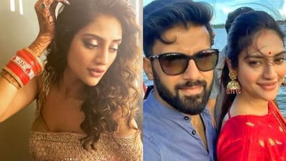 নববধূর সাজে ফের চমক, বিয়ের চূড়ায় স্বামীর সোহাগে ভাসলেন নুসরত