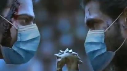 பிரதமர் மோடியின் கட்டளையே சாசனம்... மாஸ்க் அணிந்து மோதும் பிரபாஸ் - ராணா... வைரலாகும் “பாகுபலி” வீடியோ...!