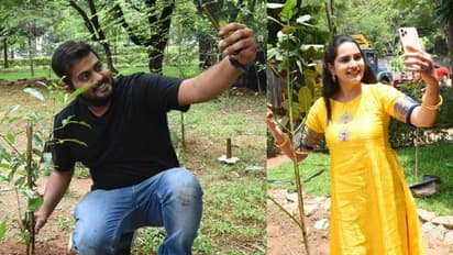 నటి హిమజా, సింగర్ సాకేత్.. మేము సైతం అంటూ గ్రీన్ ఇండియా చాలెంజ్