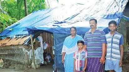 ഏതു നിമിഷവും നിലംപതിക്കാവുന്ന വീട്ടിൽ അർബുദരോഗിയും കുടുംബവും; 'ലൈഫിലും' വീടനുവദിച്ചില്ല