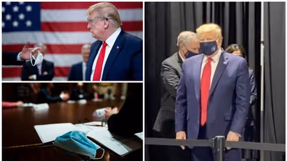 வீராப்பு காட்டிய டிரம்பை மல்லாக்க போட்ட கொரோனா... அதிபரை எப்படி அடிபணிய வைத்தது பாருங்கள்...!