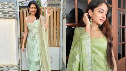 പച്ച സല്‍വാറില്‍ സുന്ദരിമാരായി ദിയയും ഇഷാനിയും; ചിത്രങ്ങള്‍...