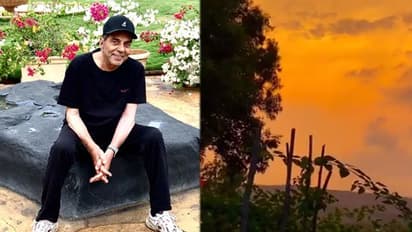 84 साल के धर्मेंद्र ने दिखाया फॉर्महाउस का खूबसूरत नजारा, सुनहरे बादलों को देख लोगों ने कही ये बात