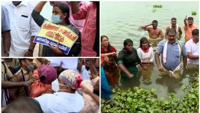 നിരോധനാജ്ഞ നിലനിൽക്കെ തോട്ടപ്പള്ളിയിൽ കരിമണൽ ഖനനത്തിനെതിരെ പ്രതിഷേധം, അറസ്റ്റ്