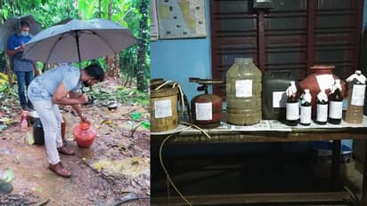 ഇടുക്കിയിൽ 2 ലിറ്റര് ചാരായവും 40 ലിറ്റര് കോടയും പിടികൂടി; പ്രതിക്ക് വേണ്ടി അന്വേഷണം ആരംഭിച്ചു