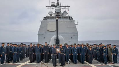 சீனாவை அடித்து துவம்சம் செய்யாமல் விடாதுபோல அமெரிக்கா..!! தென்சீன கடலில் மீண்டும் அமெரிக்கா போர் ஒத்திகை..!!