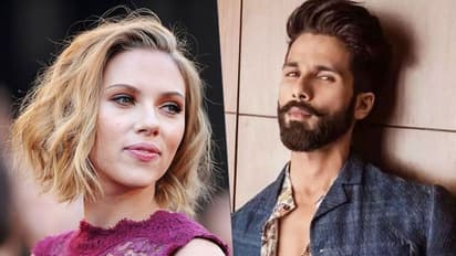 Naughty Shahid Kapoor wants to see Scarlett Johansson taking a shower