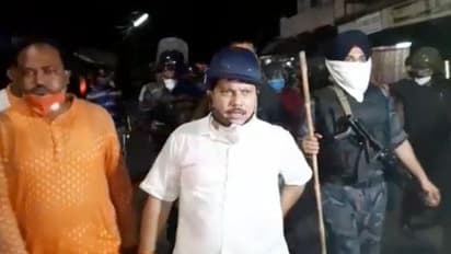 বিজেপি-তৃণমূল সংঘর্ষে উত্তাল এলাকা, অর্জুন সিংয়ের গাড়ি ভাঙচুর