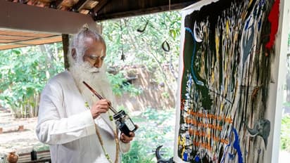 Sadhguru's paintings contribute Rs 9 crore towards COVID relief in Tamil Nadu