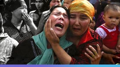 #UnmaskingChina:உய்கர் இன பெண்களின் தலைமுடியை வெட்டி சீனா செய்த கொடூரம்..!! அமெரிக்காவிடம் வசமாக சிக்கியது..!!