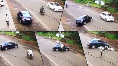 "ഇങ്ങനൊന്നും യൂ ടേണ് എടുക്കല്ലേ സാറേ..."; ഞെട്ടിക്കും ഈ വീഡിയോ!