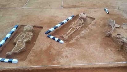 கீழடியில் கிடைத்த அடுத்த பொக்கிஷம் எலும்பு கூடு..! தீவிரப்பணியில் தொல்லியல் ஆய்வாளர்கள்.!!