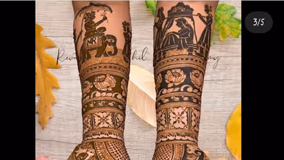 ರೇವತಿ ಕೈಯಲ್ಲಿ ನಿಖಿಲ್ ಹೆಸರಿನ ಮೆಹಂದಿ ರಂಗು: ಫೋಟೋಸ್ ನೋಡಿ