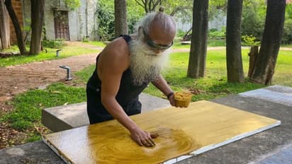 கிராம மக்களின் பசியை போக்க ரூ.9 கோடி வழங்கிய சத்குரு - 2-ரூ.5 கோடிக்கு ஏலம்போனது அவரது 2வது ஓவியம்