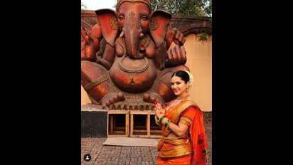 ಬಿಕಿನಿ ಬದಲು ಸಾಂಪ್ರದಾಯಿಕ ಉಡುಗೇಲಿ ಸನ್ನಿ #StunningLook