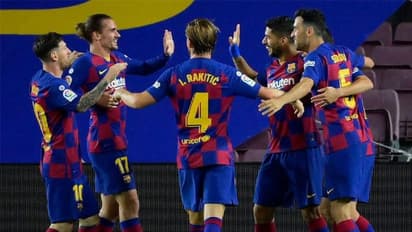 শেষ ম্যাচে জিতে এই মরশুমের লা-লিগা অভিযান শেষ করার লক্ষ্যে বার্সেলোনা