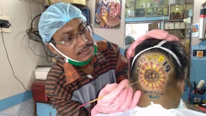 চুলেও এবার করোনাভাইরাস, সংক্রমণ ঠেকাতে নয়া দিশা দেখাচ্ছেন হাওড়ার রবিন