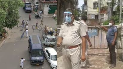 কনটেনমেন্ট জোনগুলিতে শুরু 'কড়া' লকডাউন, ব্যারিকেড দিয়ে আটকে দিল কলকাতা পুলিশ