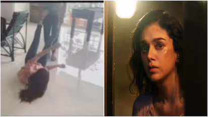 நடிகை அதிதி ராவை தரதரவென இழுத்துச் செல்லும் மர்ம நபர்... வைரலாகும் வீடியோ...!