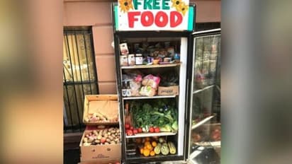 വിശന്നുനടക്കുമ്പോള്‍ റോഡിലൊരു ഫ്രിഡ്ജ്; അത് തുറന്നാല്‍ നിറയെ ഭക്ഷണം!