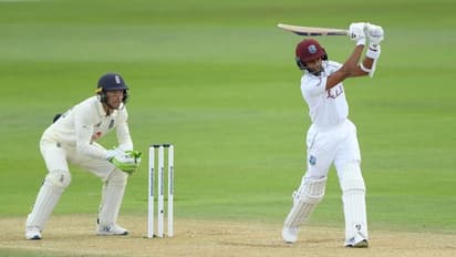 முதல் இன்னிங்ஸில் இங்கிலாந்தை முந்திய வெஸ்ட் இண்டீஸ்..! பிராத்வெயிட் அரைசதம்.. ப்ரூக்ஸ் சிறப்பு