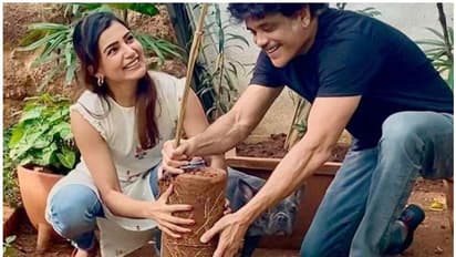 Samantha Akkineni with father-in-law Nagarjuna pose challenge to celebs