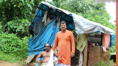 ಅಂಧನ 'ಮನೆ' ಬೆಳಗಿದ ಯುವ ಬ್ರಿಗೇಡ್: ಮನೆ ಹಸ್ತಾಂತರಿಸಿದ ಸೂಲಿಬೆಲೆ