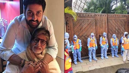 Coronavirus: Amitabh Bachchan, Abhishek ‘feeling better’; BMC to sanitise Janak, Jalsa, Pratiksha bungalows