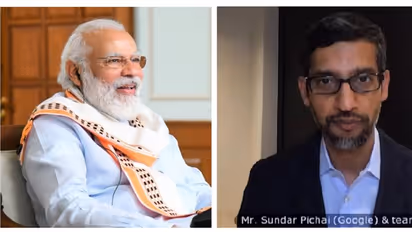 கூகுள் நிறுவனம் இந்தியாவில் 75,000 கோடி முதலீடு செய்யும் என சுந்தர் பிச்சை அறிவிப்பு: கை கொடுத்த தமிழர்.