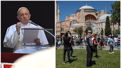 സാന്താ സോഫിയയേക്കുറിച്ച് വേദനയുണ്ട്; തുര്ക്കിയുടെ തീരുമാനത്തില് നിലപാട് വ്യക്തമാക്കി മാര്പ്പാപ്പ