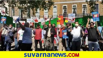 ಚೀನಾ ವಿರುದ್ಧ ಪ್ರತಿಭಟನೆ; ಭಾರತೀಯರ ಜೊತೆ ಜನ ಗಣ ಮನ ಹಾಡಿದ ಪಾಕಿಸ್ತಾನಿಯರು!