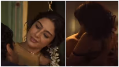 48 வயதில்... 24 வயது நடிகருடன் படுக்கையறை காட்சியில் நடித்து பரபரப்பை ஏற்படுத்திய நடிகை தபு! வீடியோ