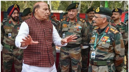 Jammu and Kashmir: Defence minister Rajnath Singh visits key forward post along LoC in Kupwara